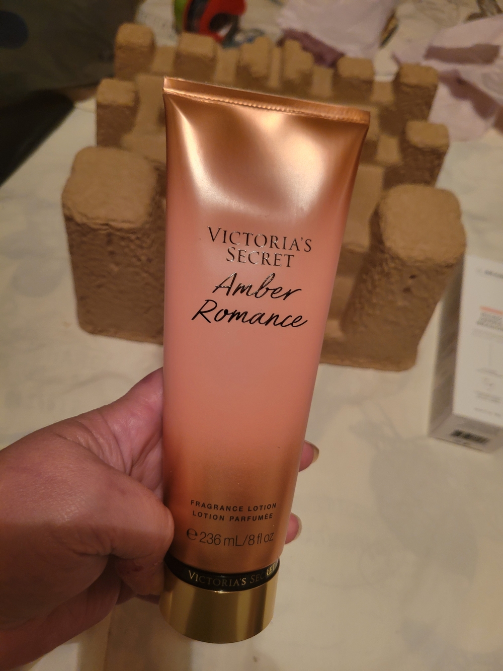Victoria's Secret Amber Romance Fragrance Lotion - Peachy Gold